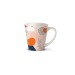Mug céramique évasé avec impression photo en sublimation, mug avec impression photo quadri publicitaire