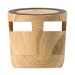 Enceinte en bois 3W avec chargeur sans fil cadeau d’entreprise