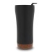 Mug double paroi avec base en liège 480ml, Mug de voyage isolant publicitaire