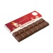 Plaque de chocolat au lait emballée cadeau d’entreprise