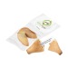Biscuit de fortune avec la carte d'en-tête, biscuit publicitaire