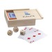 Miniature du produit 5 dés et un jeu de cartes (54) dans une boite en bois 5