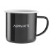 Mug émaillé rétro en métal 350ml, Tasse et mug émaillé publicitaire