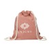 Recycled cotton PromoBag Plus 180g/m² sac à dos, Gym bag publicitaire