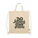 Recycled cotton PromoBag Plus 180g/m² sac à dos, Gym bag publicitaire