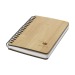 Notebook made from Stonewaste-Bamboo A6 bloc-notes, carnet à spirales publicitaire