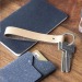 Recycled Leather Keyring porte-clés, Porte-clés recyclé publicitaire
