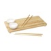 Temaki Bamboo Sushi Tray ensemble cadeau cadeau d’entreprise