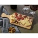 Alder Wood Chopping Board Handle, planche de service publicitaire