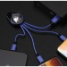 Porte-clefs lumineux avec câble 3 en1, cable iphone ipad et mac publicitaire