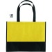 Sac shopping bicolore 38x29cm intissé cadeau d’entreprise