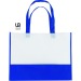 Sac shopping bicolore 38x29cm intissé cadeau d’entreprise