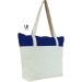 Sac coton zippé bicolore - 220g/m², sac coton publicitaire