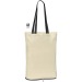 Sac pliable en coton bicolore cadeau d’entreprise