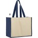 Sac shopping en coton et jute sunset, Sac en toile de jute publicitaire