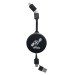 Retracable 65W, câble de chargement publicitaire