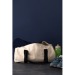 Sac de sport coton 50x25 330g anses bleu cadeau d’entreprise