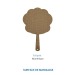 Éventail arbre bois, éventail publicitaire