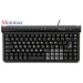 Clavier compact minimax français-hébreu noir 2 ports USB cadeau d’entreprise