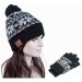 Pack son hiver : bonnet multicolore, écouteurs intégrés gants tactiles cadeau d’entreprise