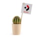 Cactus en gobelet carton cadeau d’entreprise