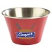 Ramequin métal 6oz en couleur, ramequin publicitaire