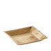 Plateau carré feuille de palmier 17.5x17.5cm cadeau d’entreprise