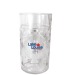 Mug à bière en plastique réutilisable - 2 pintes / 1 litre cadeau d’entreprise