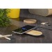 Double chargeur 5W finition bambou cadeau d’entreprise