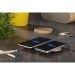Double chargeur 5W finition bambou, Chargeur sans fil à induction publicitaire