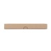 Double chargeur 5W finition bambou, Chargeur sans fil à induction publicitaire