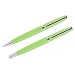 Parure de stylos pastel, Parure avec stylo roller publicitaire