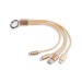 Câble USB 3 à 1, cable iphone ipad et mac publicitaire