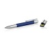 Stylo à bille avec clé USB Brainy 16GB, stylo usb publicitaire