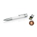 Stylo à bille avec clé USB Brainy 16GB, stylo usb publicitaire