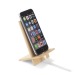 Support de téléphone en bambou, Porte-téléphone portable et support, socle, base pour smartphone publicitaire