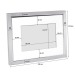CADRE PHOTO PASSPARTOUT photo 15X20-20x3, cadre photo publicitaire