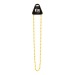 Collier perles rose, collier publicitaire