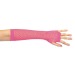 Mitaines longues fluo roses, mitaine publicitaire