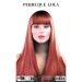 Perruque Lola noire, perruque publicitaire