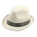 Borsalino polyester bleu, chapeau Borsalino publicitaire