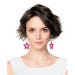 Boucles d'oreilles néon star x2 jaune cadeau d’entreprise