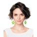Boucles d'oreilles néon star x2 jaune cadeau d’entreprise