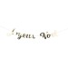 GUIRLANDE LETTRES JOYEUX NOEL OR cadeau d’entreprise
