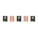 GUIRLANDE PIRATE 3M, guirlande de fanions en papier publicitaire