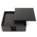Set de sous-verres carrés en cuir Nappa Sandringham cadeau d’entreprise