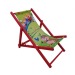 Chilienne enfant, chaise et fauteuil de jardin publicitaire