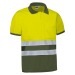 Polo haute visibilité manches courtes, gilet de sécurité publicitaire