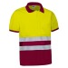 Polo haute visibilité manches courtes, gilet de sécurité publicitaire