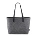 Sac feutre anses simili cuir, goodies en feutrine publicitaire